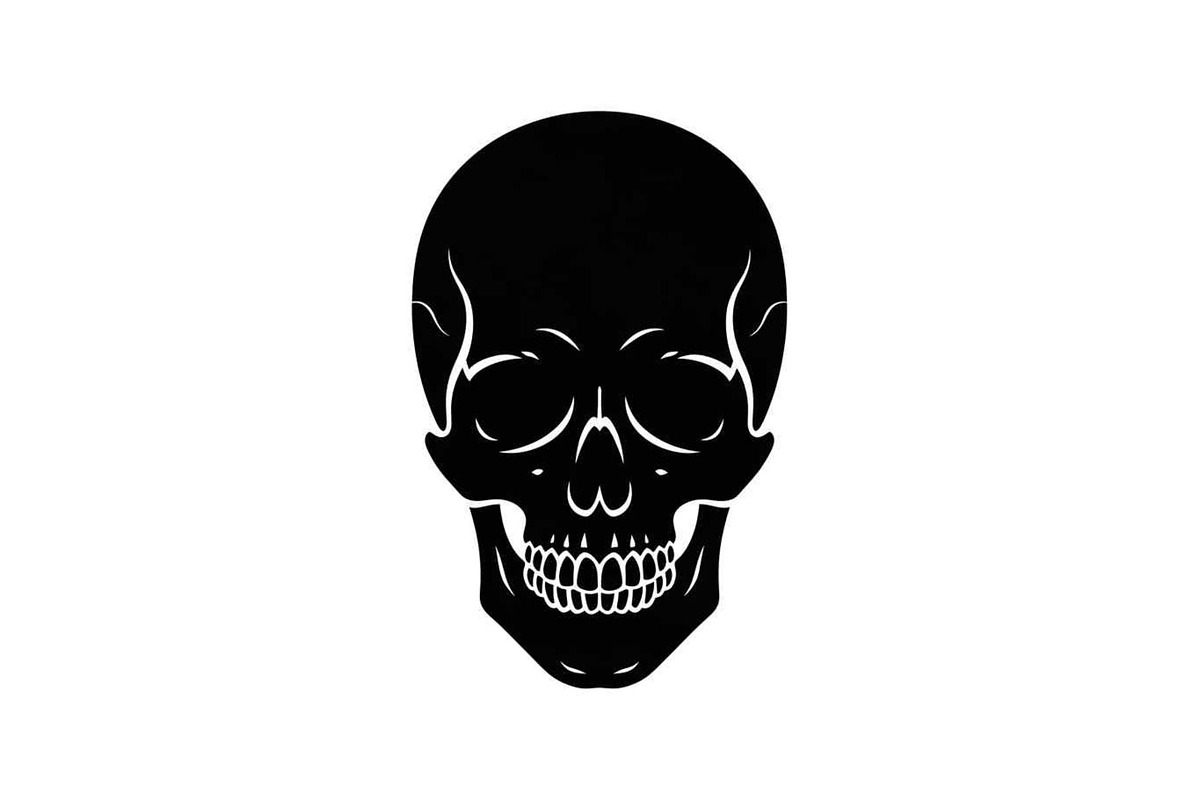 50 Skull Head Silhouette Vector Bund, an Illustration by Creativeshirt (Photo 23 of 51)