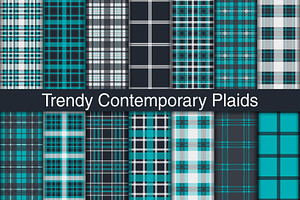 #255 Trendy Contemporary Plaids