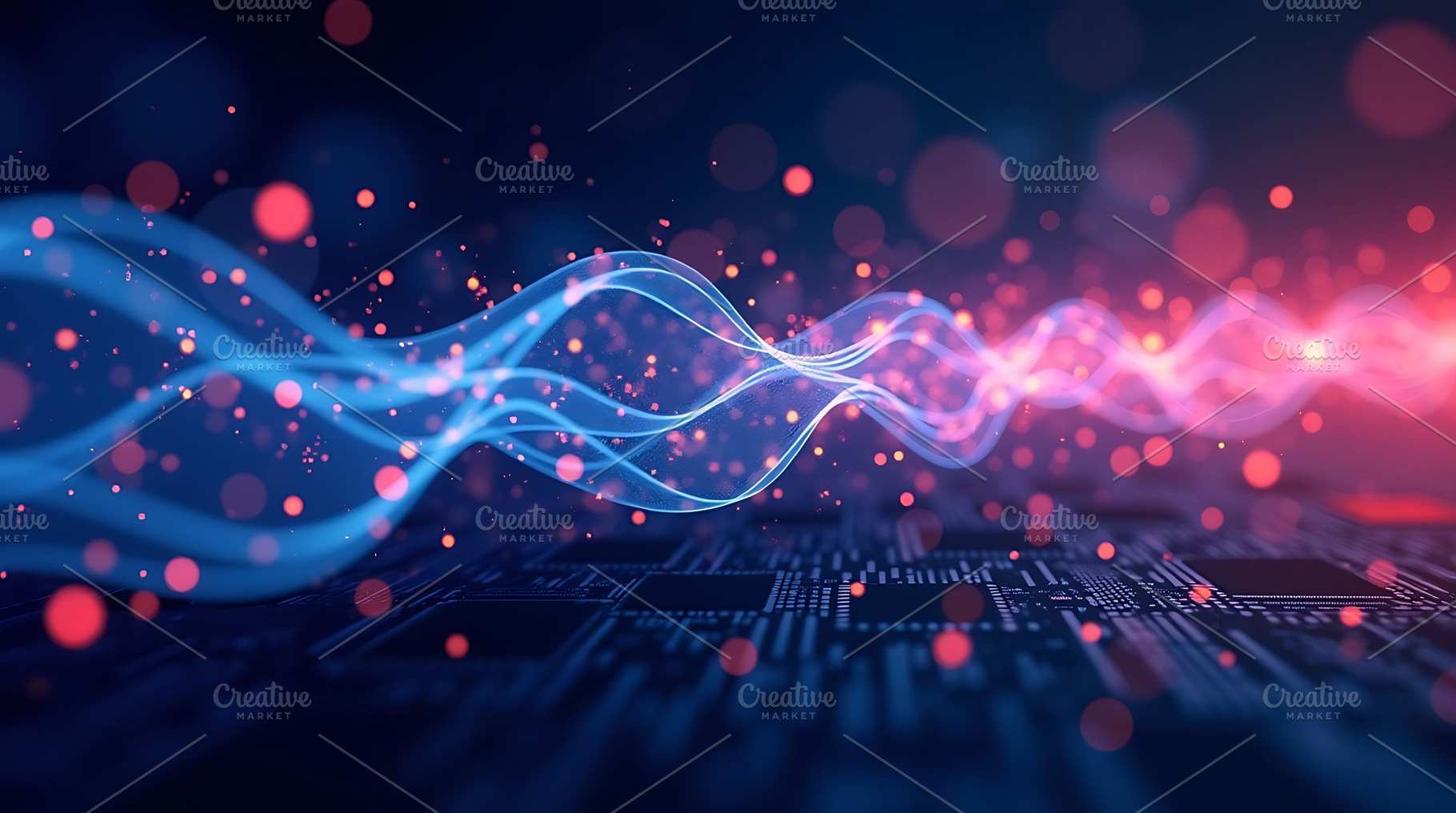 Abstract technology background, an Abstract Photo by Artonix