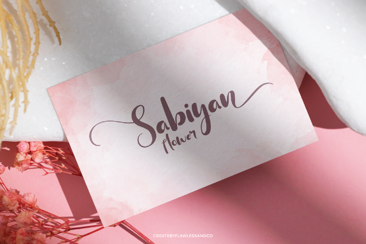 Mysthiq - Modern Script Font, a Script Font by Flawless And Co (Photo 7 of 10)
