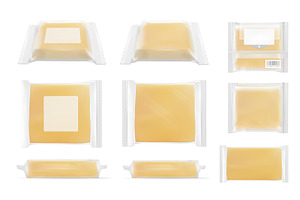 Packaging with cheese