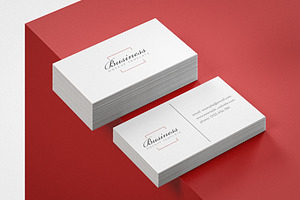 Business Card Stacks Mockup, a Product Mockup by Designer Dude