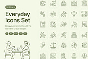 1210 Everyday Icon, an Outline Icon by Prosymbols (Thumbnail 1 of 20)