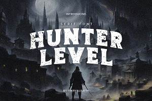 Hunter Level - Serif Vintage Font