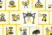 Animated Robot Vector Collection, an Emoji Icon by Brickclay (Thumbnail 3 of 5)