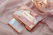 Rose Gold Marble Alcohol Ink Texture, a Texture Graphic by by creative paper (Thumbnail 2 of 11)