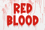 Red Blood | Script Font, a Script Font by Scratchones (Thumbnail 1 of 8)