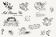 Ink Between Us - Romantic Line Art, a Decorative Illustration by Purple (Thumbnail 10 of 17)