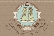 Vintage sketched objects & textures, an Object Illustration by Lisa Glanz (Thumbnail 1 of 5)
