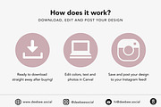 Self love Instagram Puzzle Canva, a Social Media Template by DeeBeeDesign (Thumbnail 10 of 10)