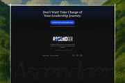 AscendgerPro Leadership Landing Page, a Landing Page Template by hueMubin (Thumbnail 3 of 5)