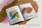 Procreate Digital Brushes + Canvas, a Brush Add-On by Shelly Laslo Illustration (Thumbnail 4 of 10)