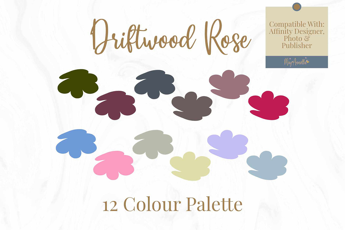 Romantic Pastel & Dark Accent Colour, a Palette Add-On by May Annella (Photo 1 of 2)