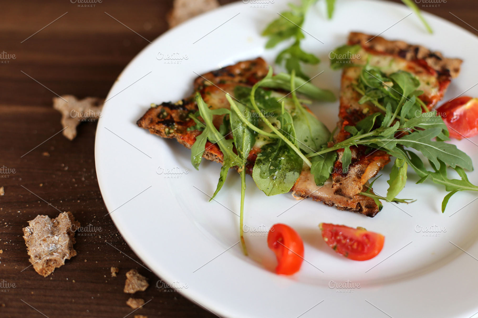 Healthier Pizza Featuring Pizza Healthy And Wholemeal Bread