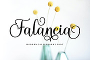 Falansia, a Script Font by Crowntype Studio