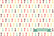 Spring retro set of pattern., a Pattern Graphic by Little A (Aigul) (Thumbnail 2 of 3)
