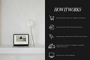 Showit Instagram Links Page Template, a Landing Page Template by Blush Created (Thumbnail 3 of 15)