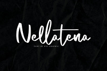 Nellatena Brush Script Font