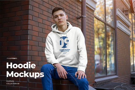 Mockups Hoodie on the Man, a Hoody Mockup by MockupStockMarket