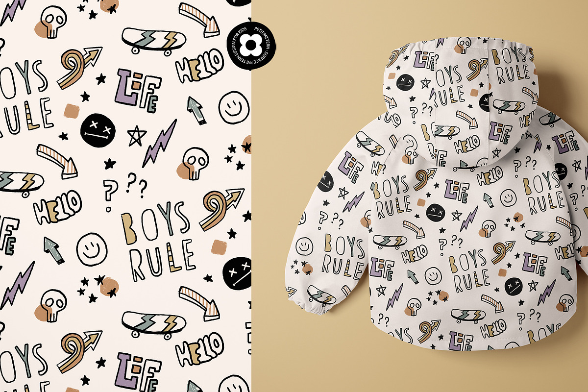 Acid pattern collection, a Pattern Graphic by Muriel Petitpattern (Photo 6 of 7)