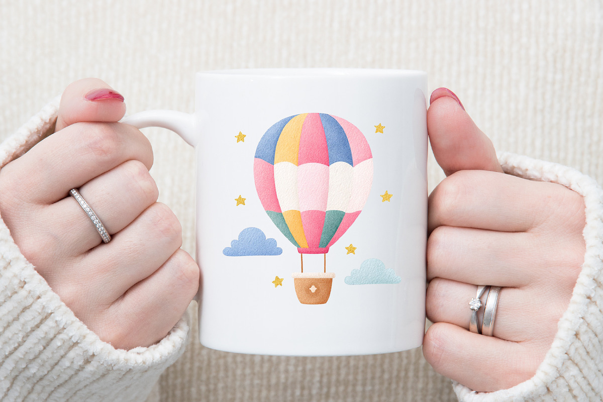 Dreamy Watercolor Clipart Set, an Illustration by Sublimation Artist (Photo 5 of 6)