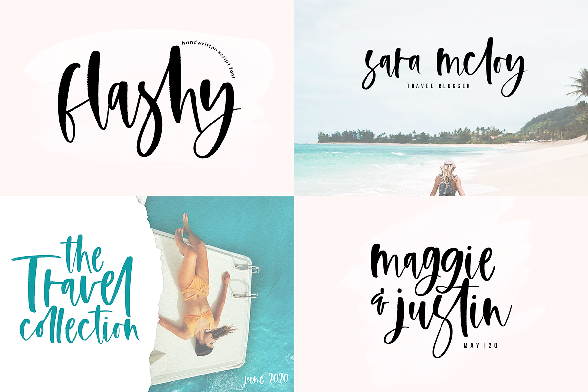 Modern Script FONT BUNDLE | Part 2, a Script Font by KA Designs