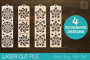 Bookmark Laser Cut SVG, a Templates & Theme by Lerina Art (Thumbnail 1 of 3)