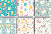 Cute Easter Painted Seamless Pattern, a Pattern Graphic by DreamCafeArt (Thumbnail 3 of 7)