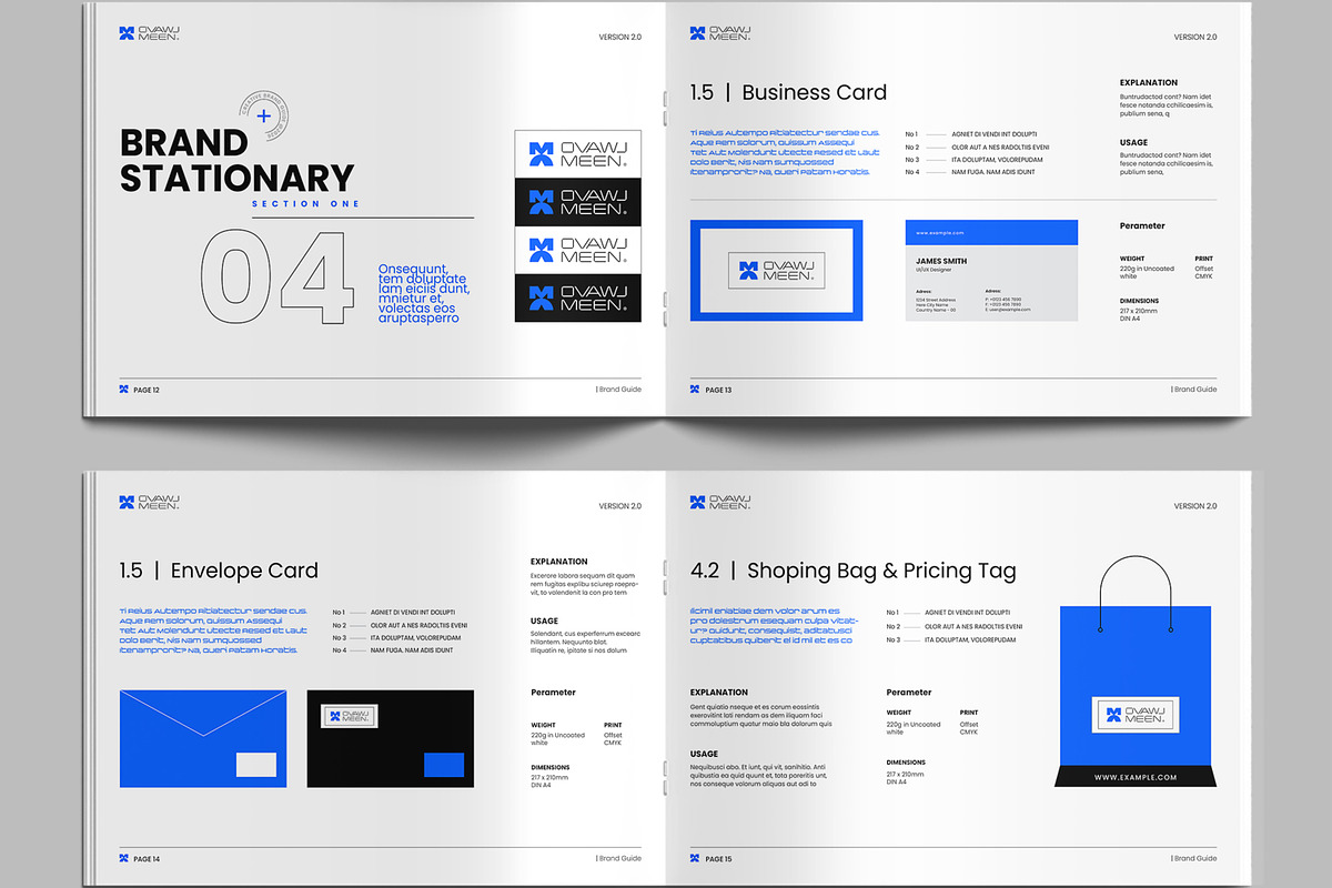 Corporate Brand Guideline Brand Book, a Brochure Template by MightyDesign (Photo 5 of 8)