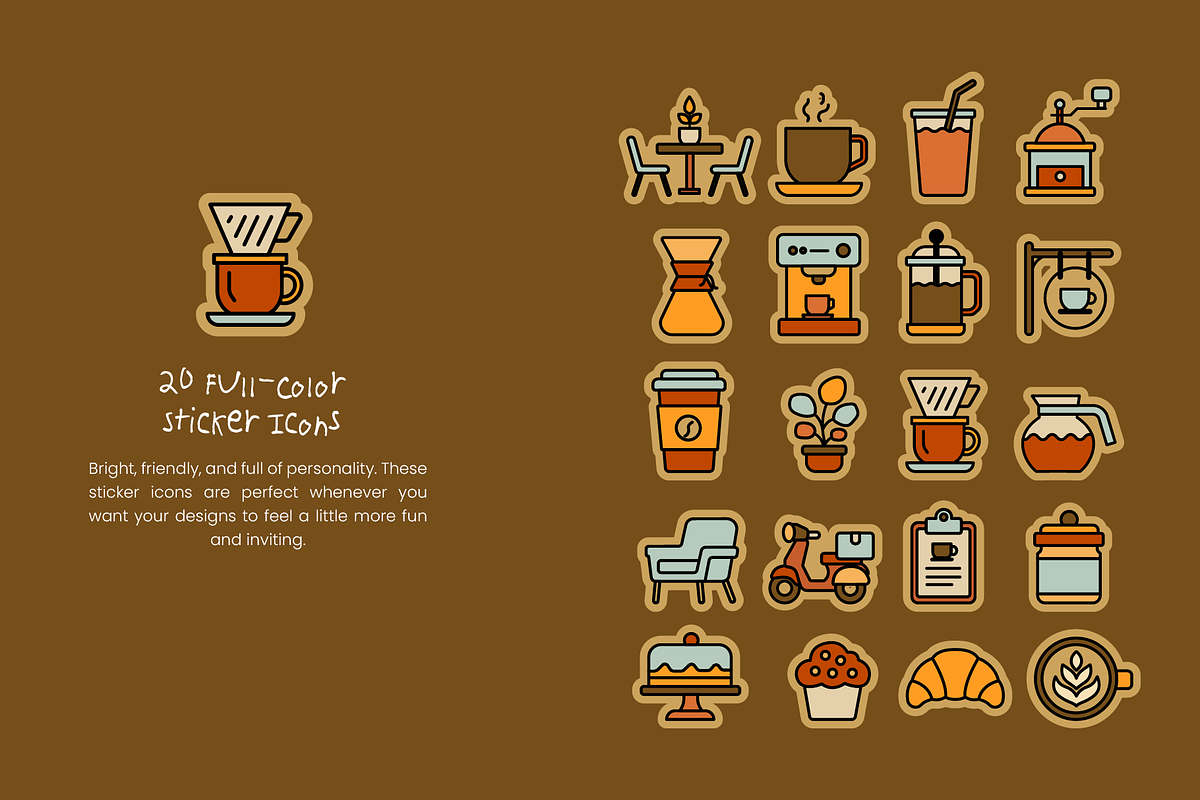 98+ Coffee Design Assets, a Food Illustration by digitalsbydepi (Photo 7 of 17)
