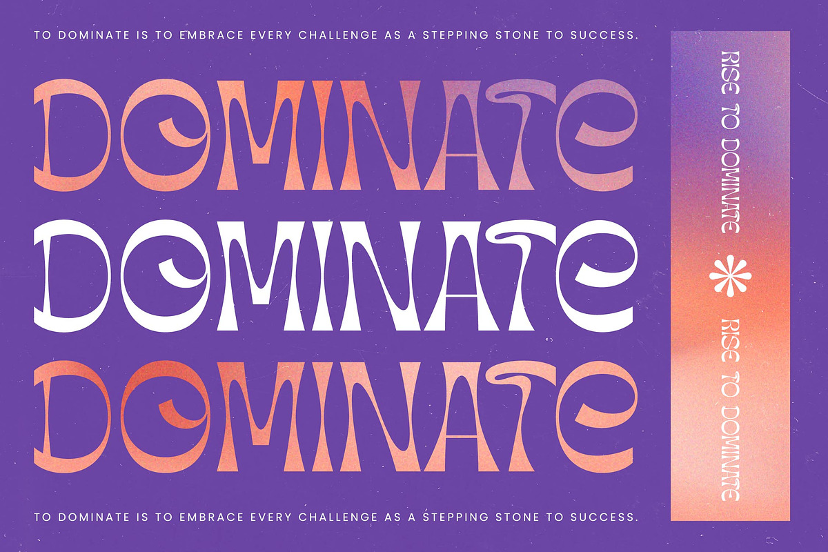 Blazing Hustle Groovy Display Font, a Serif Font by timelesstype.co (Photo 4 of 20)