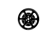 Classic Film Reel Silhouette Set, a Graphic by Designer_Momina (Thumbnail 6 of 14)