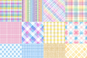 Pretty Easter Plaids Digital Paper, a Pattern Graphic by LA Design (Thumbnail 4 of 10)
