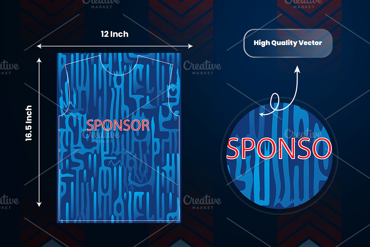 Soccer Jersey Design, a Sport Illustration by samsulpassive (Photo 3 of 3)