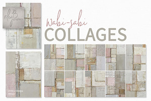 Wabi-Sabi Collage, a Decorative Illustration by rileyBgraphics