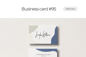 Business Card Mockup Template Bundle