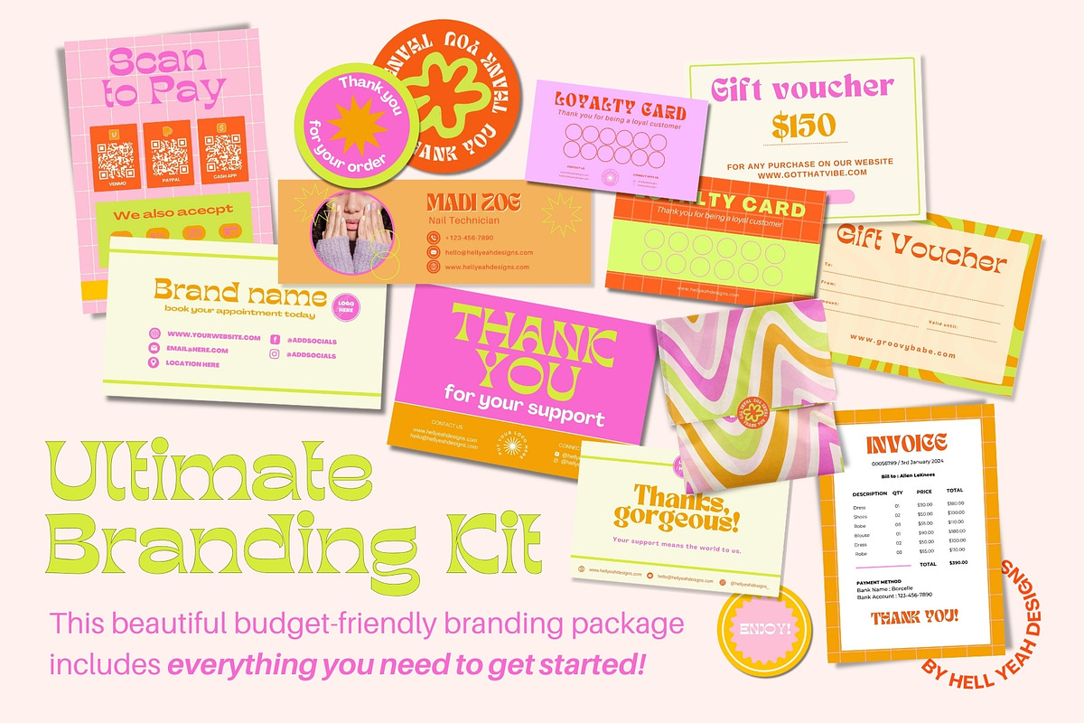Ultimate Funky Branding Kit preview 3