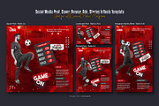 American Football Social Media Post, a Social Media Template by Creative_View (Thumbnail 4 of 8)