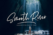 Smooth River Font, a Script Font by Ivan Rosenberg (Thumbnail 1 of 13)