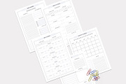 Daily,Weekly,Monthly Planner Bundle, a Stationery Template by Design Zone (Thumbnail 2 of 4)