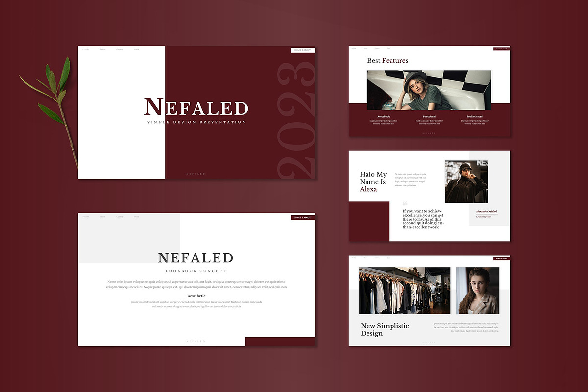 Nefaled - Powerpoint Template, a Presentation Template by StreaksideStd