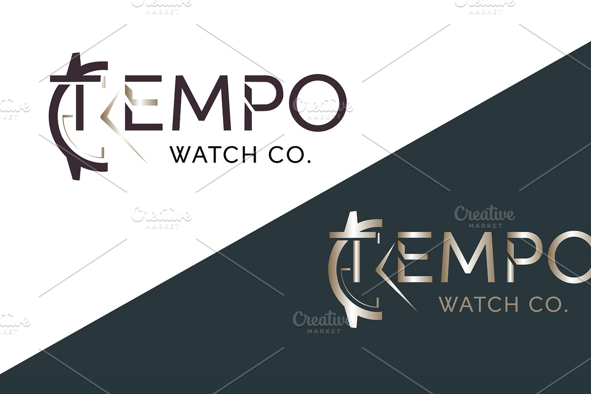 Tempo Watch Co. Logo Template preview 8
