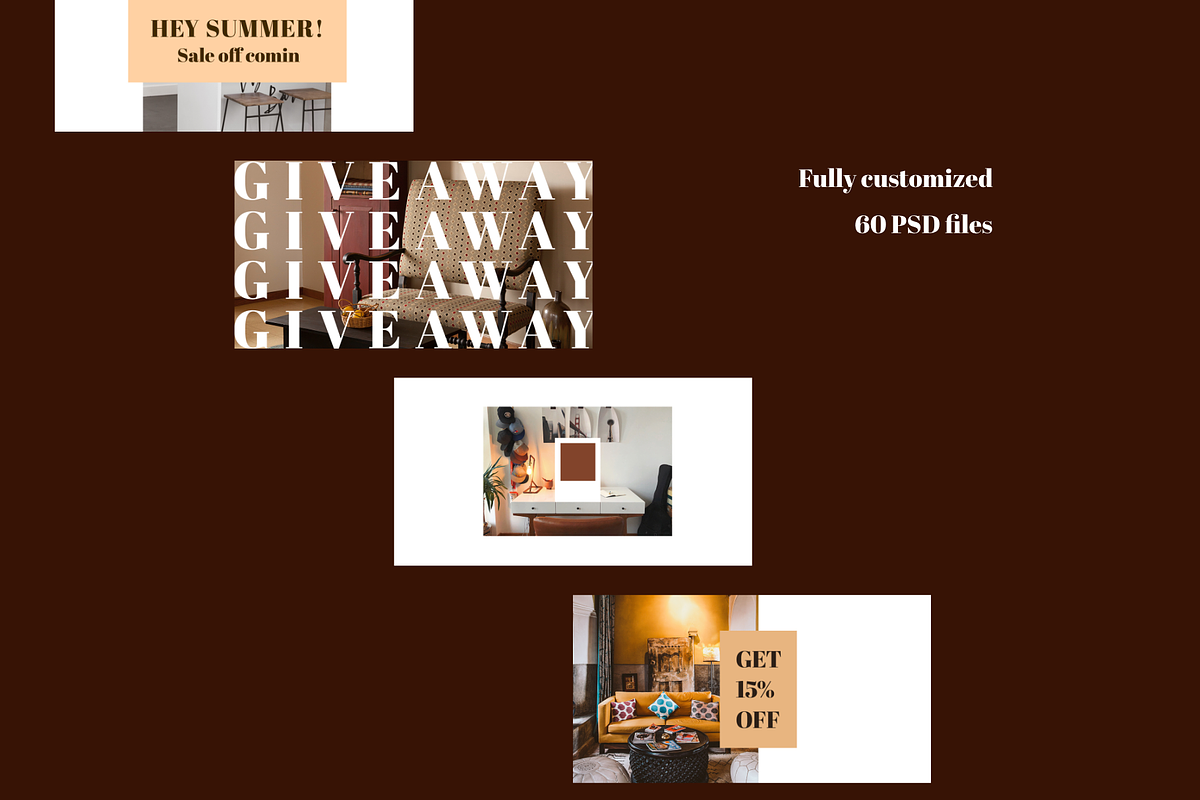 Furniture Social Media Pack, a Social Media Template by RedRiver Studio (Photo 7 of 8)