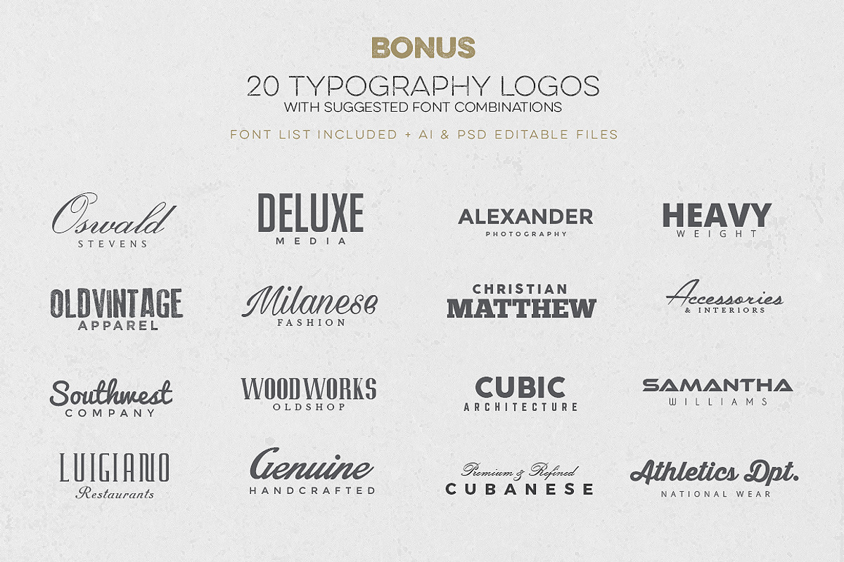 The Best Logo Creation Kit Bundle, a Branding & Logo Template by Graphicdome (Photo 8 of 145)
