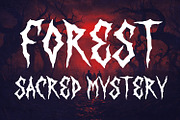 Anhork Bold Horror Display Font, a Blackletter Font by Maulana Creative (Thumbnail 6 of 7)