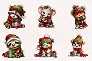 Cozy Christmas Character Tshirt, a Seasonal Illustration by CreationArt (Thumbnail 3 of 7)