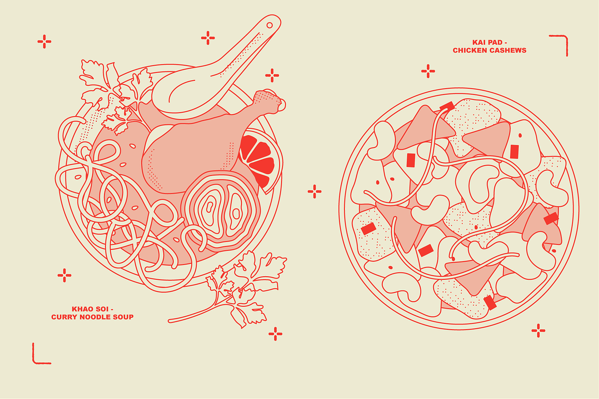 Thai Food Vector Illustrations, a Food Illustration by TheFoodAtlas (Photo 11 of 19)