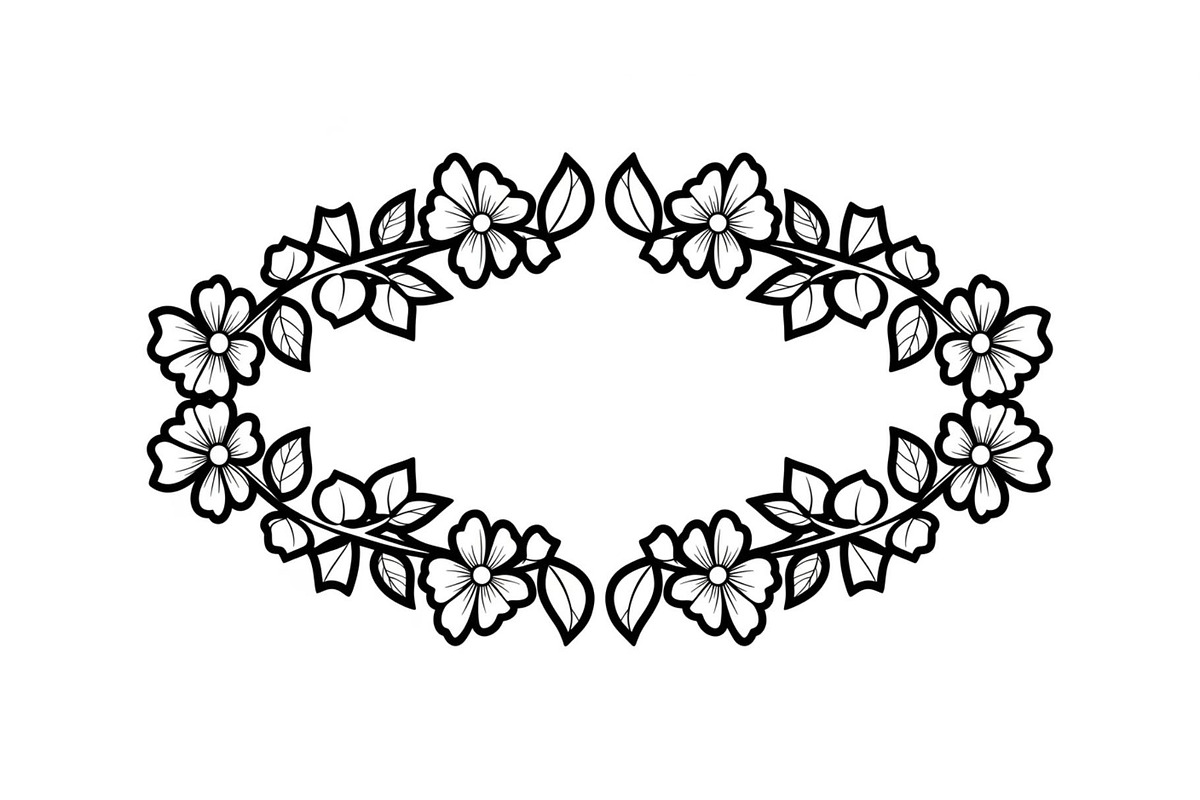 Vintage Floral Frame Vector Bundle, an Illustration by Designs_River (Photo 42 of 51)