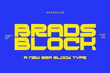 Brads Block - Font