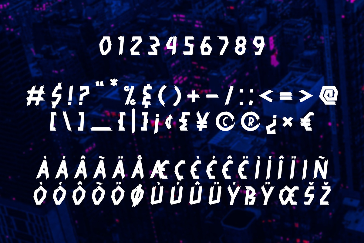 Dirtchunk - Futuristic Font, a Font by Prioritype Co (Photo 9 of 9)